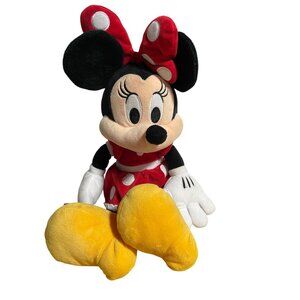 Disney Minnie Mouse Plush Toy Soft Stuffed Animal Collectible 15 Inches